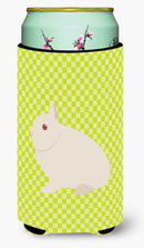 Hermelin Rabbit Green Tall Boy Hugger Can Cooler Sleeve Machine Washable Drink Collapsible Insulator Beverage Insulated Holder