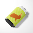 Rex Rabbit Green Can or Bottle Hugger Cooler Sleeve for Standard 12 oz Cans, Insulated Foam Beer & Soda Can Hugger Reusable