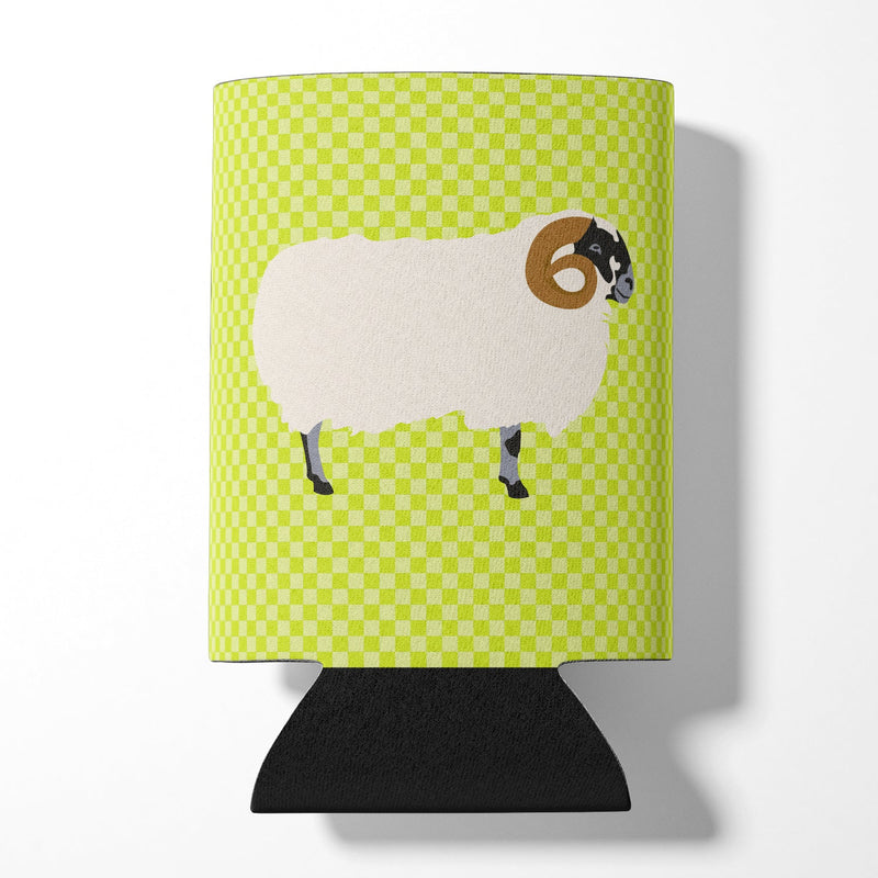 Scottish Blackface Sheep Green Can or Bottle Hugger BB7799CC