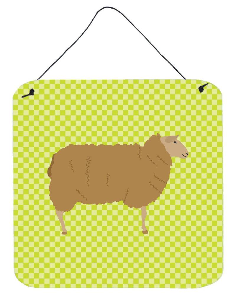 East Friesian Sheep Green Wall or Door Hanging Prints BB7803DS66