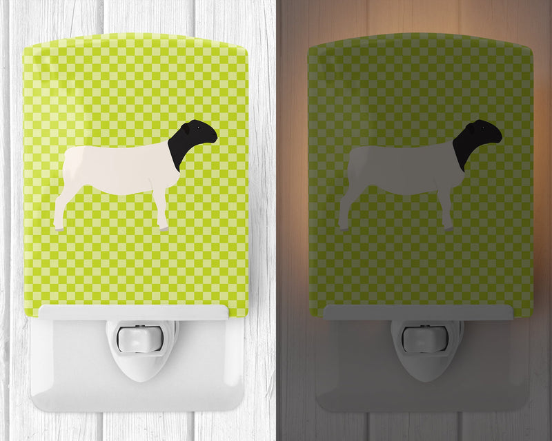 Dorper Sheep Green Ceramic Night Light BB7804CNL