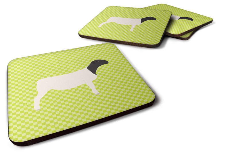 Dorper Sheep Green Foam Coaster Set of 4 BB7804FC