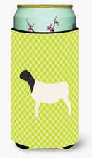Dorper Sheep Green Tall Boy Hugger Can Cooler Sleeve Machine Washable Drink Collapsible Insulator Beverage Insulated Holder
