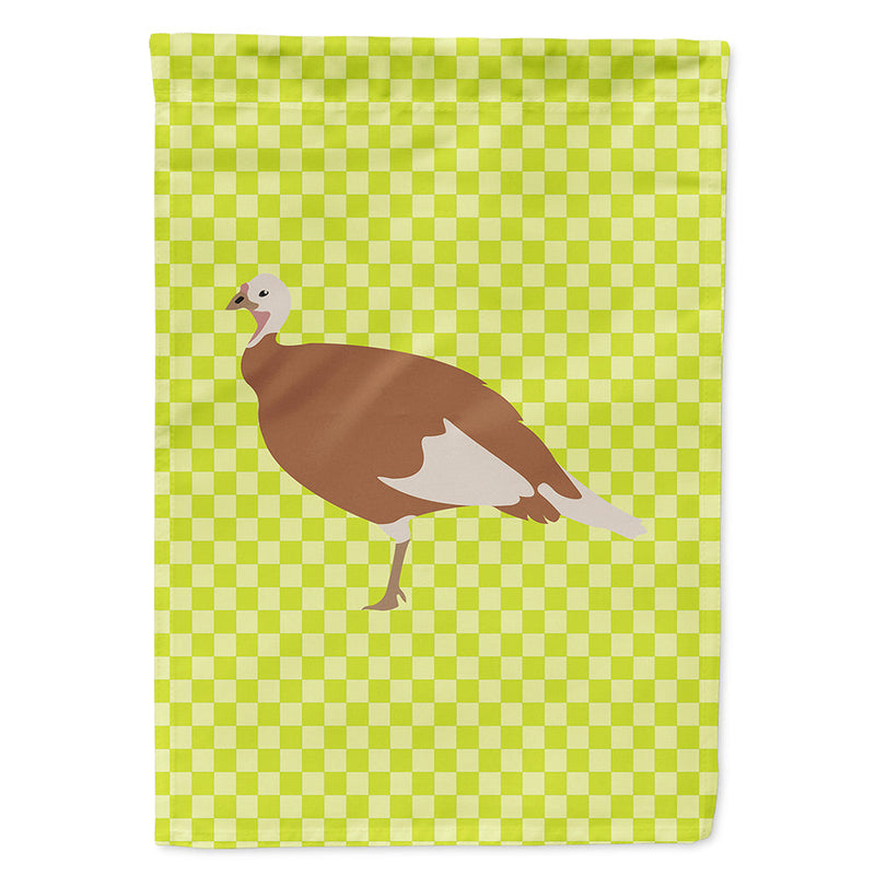 Jersey Buff Turkey Hen Green Flag Canvas House Size BB7810CHF