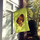 Bronze Turkey Green House Flag 28x40 Porch Sleeve Pole Decorative Outside Yard Banner Artwork Wall Hanging, Polyester