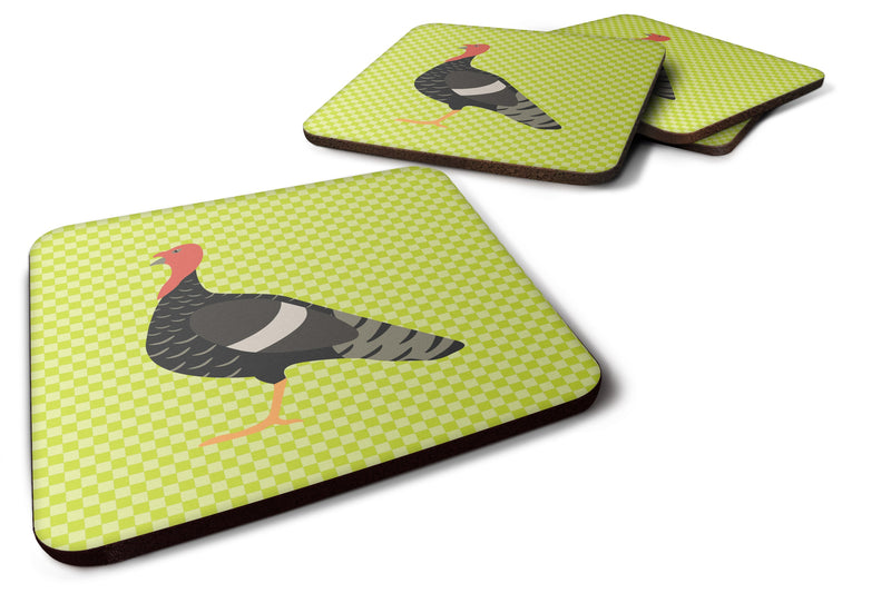 Marragansett Turkey Green Foam Coaster Set of 4 BB7813FC