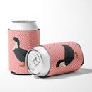 Blue Swedish Duck Pink Check Can or Bottle Hugger BB7862CC