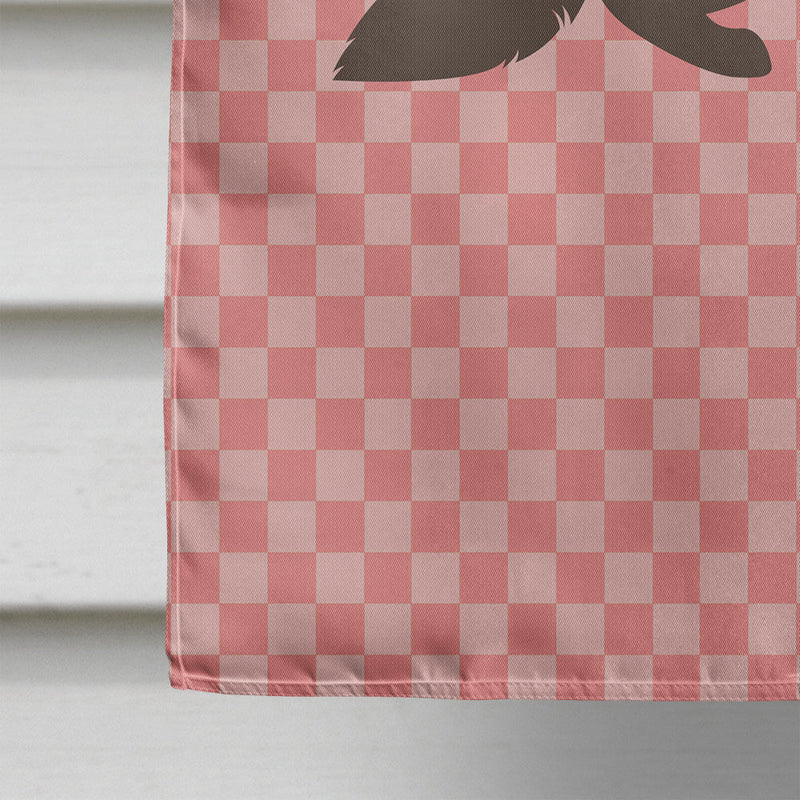 Sable Marten Pink Check Flag Canvas House Size BB7869CHF