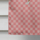 Weasel Pink Check House Flag 28x40 Porch Sleeve Pole Decorative Outside Yard Banner Artwork Wall Hanging, Polyester