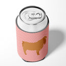 American Lamancha Goat Pink Check Can or Bottle Hugger BB7885CC