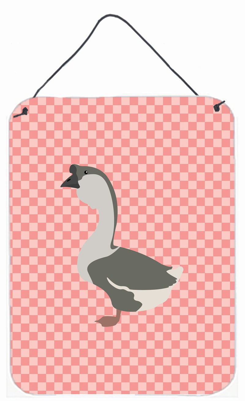 African Goose Pink Check Wall or Door Hanging Prints BB7899DS1216