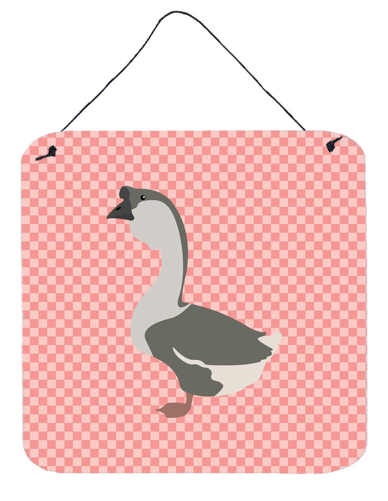 African Goose Pink Check Wall or Door Hanging Prints BB7899DS66