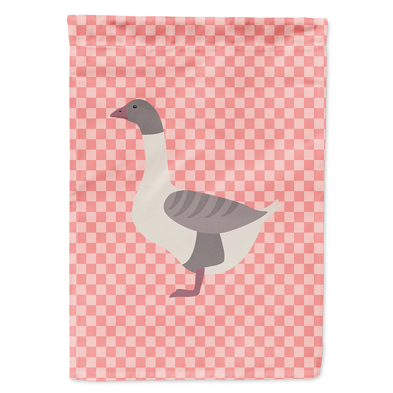 Buff Grey Back Goose Pink Check Flag Canvas House Size BB7901CHF