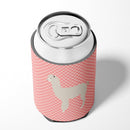 Alpaca Pink Check Can or Bottle Hugger BB7919CC