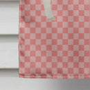 Herwick Sheep Pink Check House Flag 28x40 Porch Sleeve Pole Decorative Outside Yard Banner Artwork Wall Hanging, Polyester
