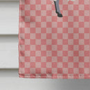 Scottish Blackface Sheep Pink Check House Flag 28x40 Porch Sleeve Pole Decorative Outside Yard Banner Artwork Wall Hanging, Polyester
