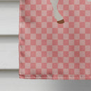Jacob Sheep Pink Check House Flag 28x40 Porch Sleeve Pole Decorative Outside Yard Banner Artwork Wall Hanging, Polyester