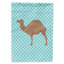 F1 Hybrid Camel Blue Check House Flag 28x40 Porch Sleeve Pole Decorative Outside Yard Banner Artwork Wall Hanging, Polyester