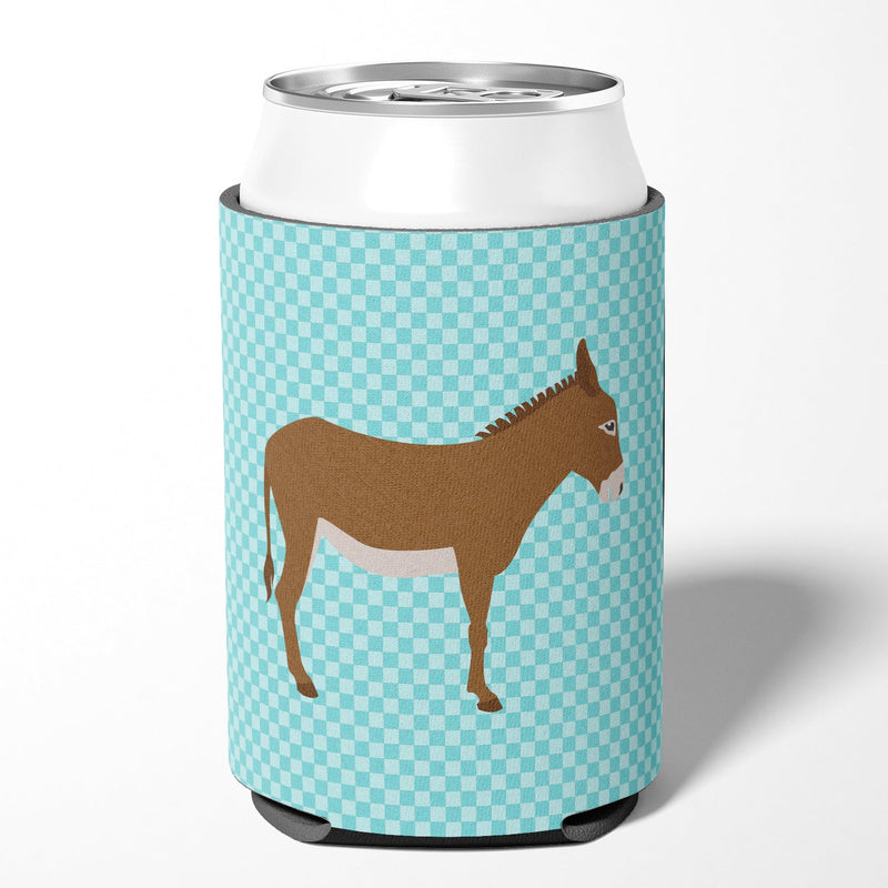 Cotentin Donkey Blue Check Can or Bottle Hugger BB8023CC