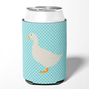 American Pekin Duck Blue Check Can or Bottle Hugger BB8034CC