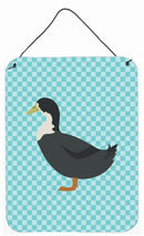 Blue Swedish Duck Blue Check Wall or Door Hanging Prints BB8036DS1216