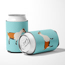 Alpine Goat Blue Check Can or Bottle Hugger BB8054CC