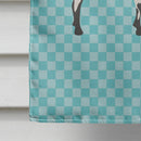 Alpine Goat Blue Check Flag Canvas House Size BB8054CHF