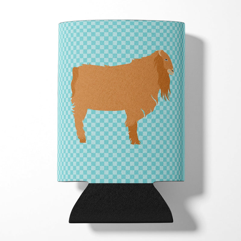 American Lamancha Goat Blue Check Can or Bottle Hugger BB8059CC