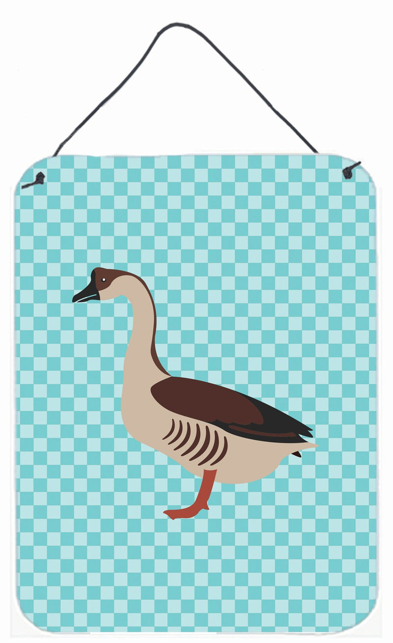 Chinese Goose Blue Check Wall or Door Hanging Prints BB8070DS1216