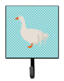 Sebastopol Goose Blue Check Leash or Key Holder Wall Hooks, Key Hooks Holder, Coat Rack Wall Mount, Coat Hooks, Hooks for Hanging Keys, Towels, Aprons, Leashes