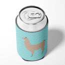 Llama Blue Check Can or Bottle Hugger Cooler Sleeve for Standard 12 oz Cans, Insulated Foam Beer & Soda Can Hugger Reusable