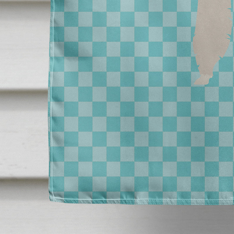 Alpaca Blue Check Flag Canvas House Size BB8093CHF