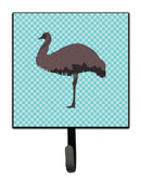 Emu Blue Check Leash or Key Holder Wall Hooks, Key Hooks Holder, Coat Rack Wall Mount, Coat Hooks, Hooks for Hanging Keys, Towels, Aprons, Leashes