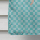 Gloucester Old Spot Pig Blue Check House Flag 28x40 Porch Sleeve Pole Decorative Outside Yard Banner Artwork Wall Hanging, Polyester