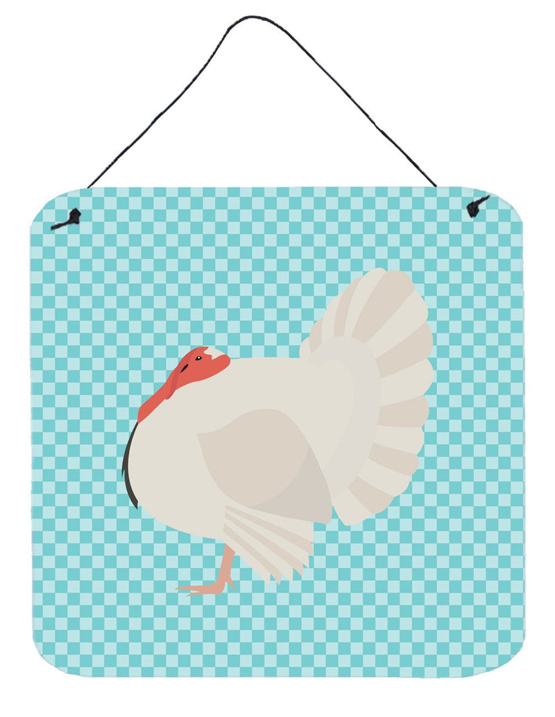 White Holland Turkey Blue Check Wall or Door Hanging Prints BB8157DS66