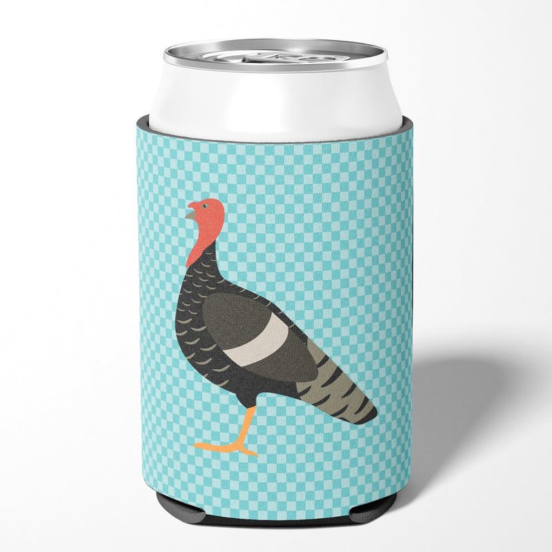 Marragansett Turkey Blue Check Can or Bottle Hugger BB8161CC