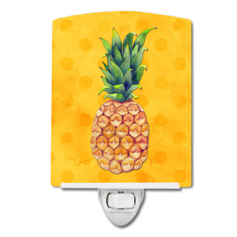 Pineapple Yellow Polkadot Ceramic Night Light BB8192CNL