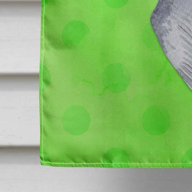 Sea Gull Green Polkadot Flag Canvas House Size BB8225CHF