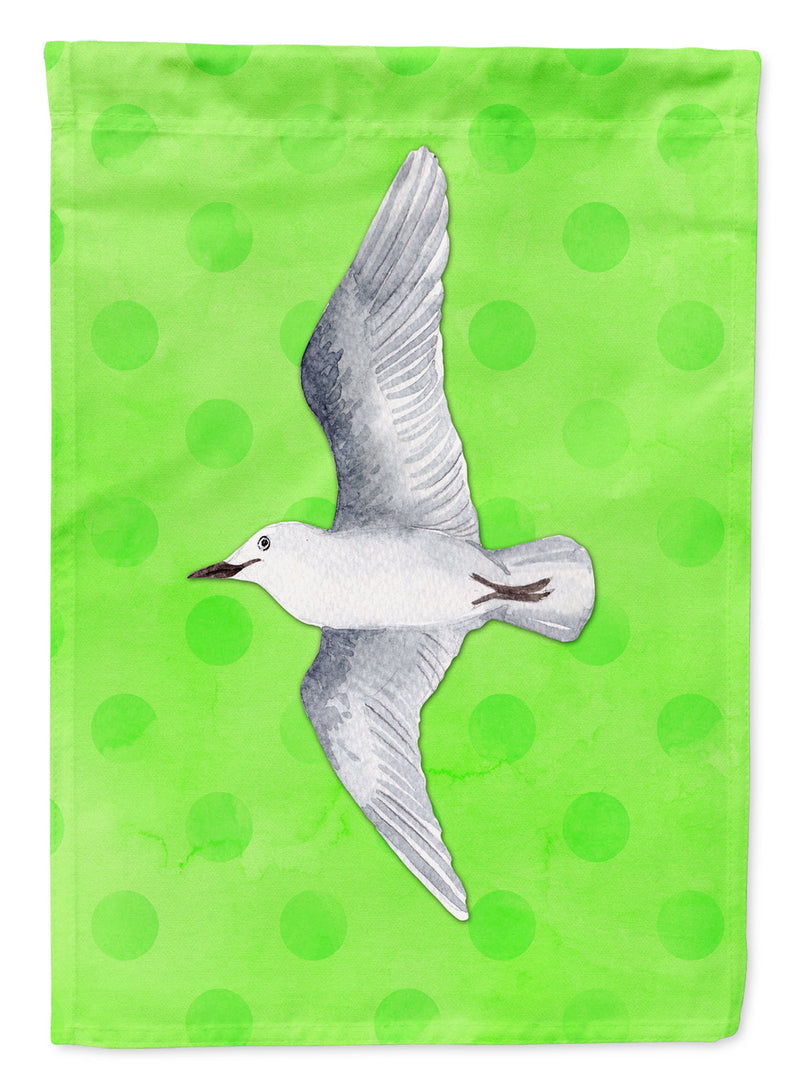 Sea Gull Green Polkadot Flag Garden Size BB8225GF