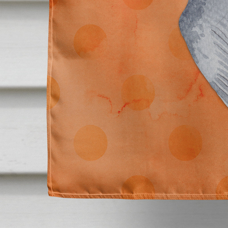 Sea Gull Orange Polkadot Flag Canvas House Size BB8228CHF