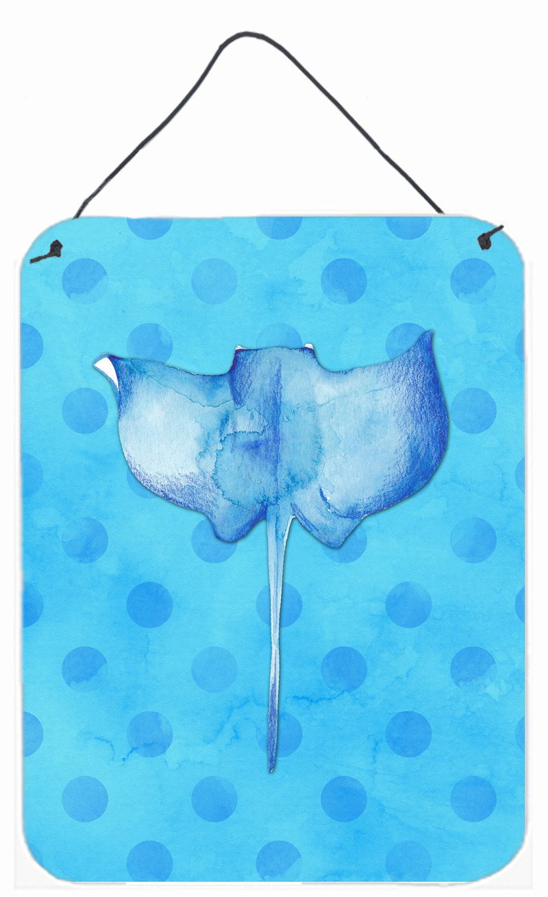 Sting Ray Blue Polkadot Wall or Door Hanging Prints BB8236DS1216