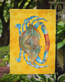 Blue Crab Yellow Polkadot Garden Flag - Outdoor Decorative Yard Flag BB8247GF