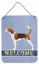 American Foxhound Welcome Wall or Door Hanging Prints BB8271DS1216