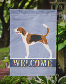 American Foxhound Welcome Garden Flag - Outdoor Decorative Yard Flag BB8271GF