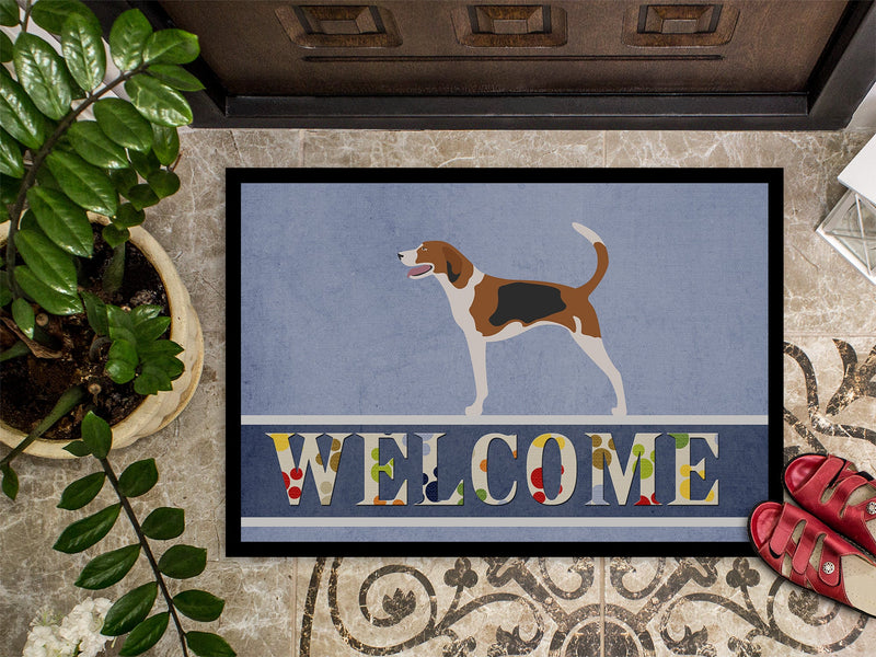 American Foxhound Welcome Doormat - 24x36 Decorative Floor Mat – Indoor/Outdoor Rug with Artistic Flair BB8271JMAT
