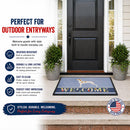 Ariege Pointer Welcome Doormat Indoor Outdoor 18H X 27W Front Door Mat Rugs for Entryway, Non Slip Washable