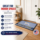 Ariege Pointer Welcome Doormat Indoor Outdoor 18H X 27W Front Door Mat Rugs for Entryway, Non Slip Washable