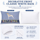 Ariege Pointer Welcome Standard Pillowcase Lightweight Super Soft Easy Care Decorative Artwork Pillowcase, Standard