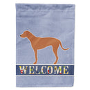 Rhodesian Ridgeback Welcome House Flag 28x40 Porch Sleeve Pole Decorative Outside Yard Banner Artwork Wall Hanging, Polyester