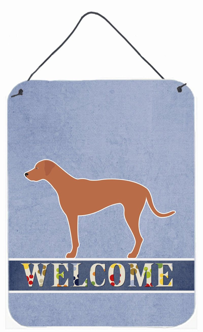 Rhodesian Ridgeback Welcome Wall or Door Hanging Prints BB8277DS1216